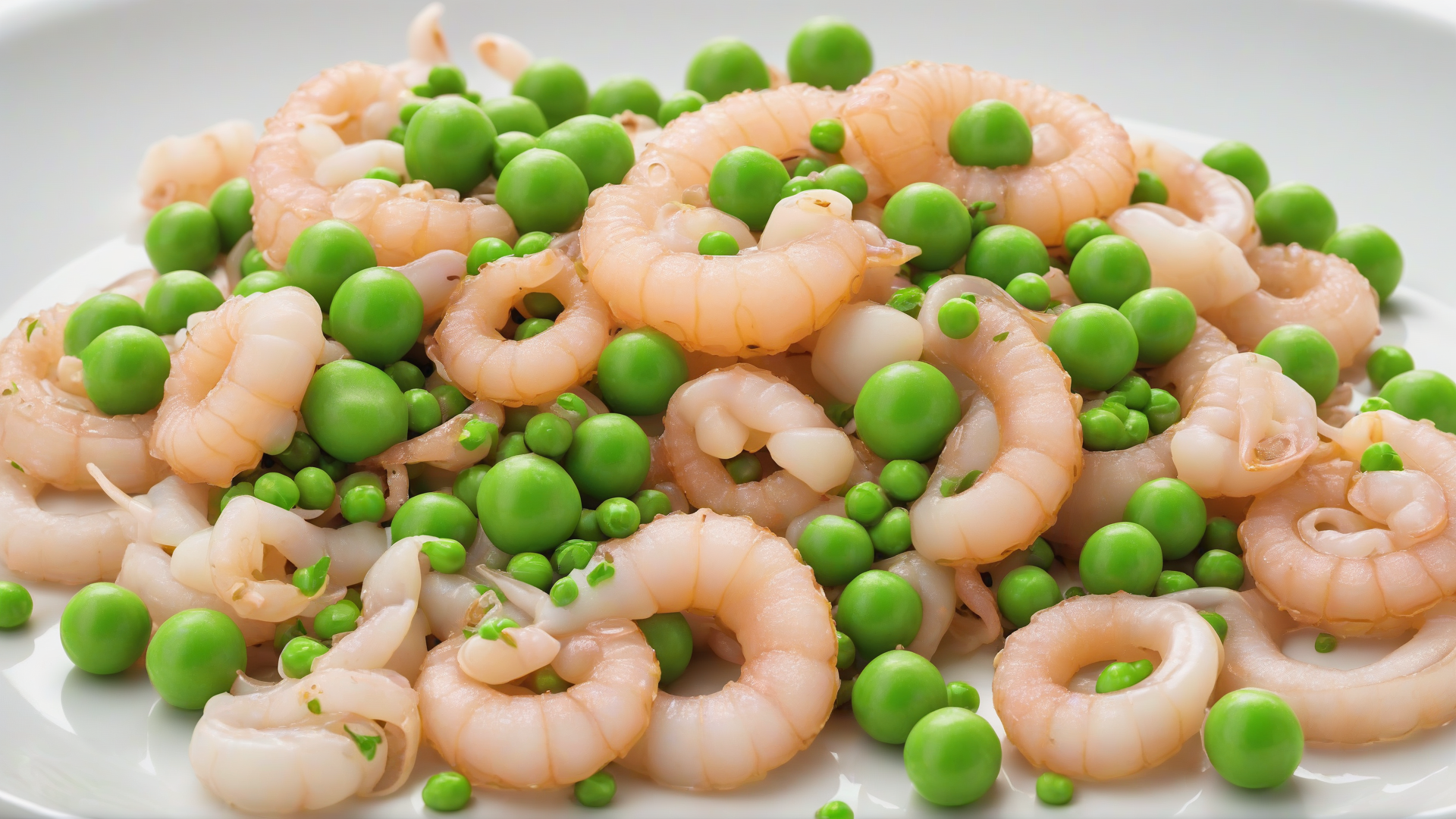 calamari e piselli